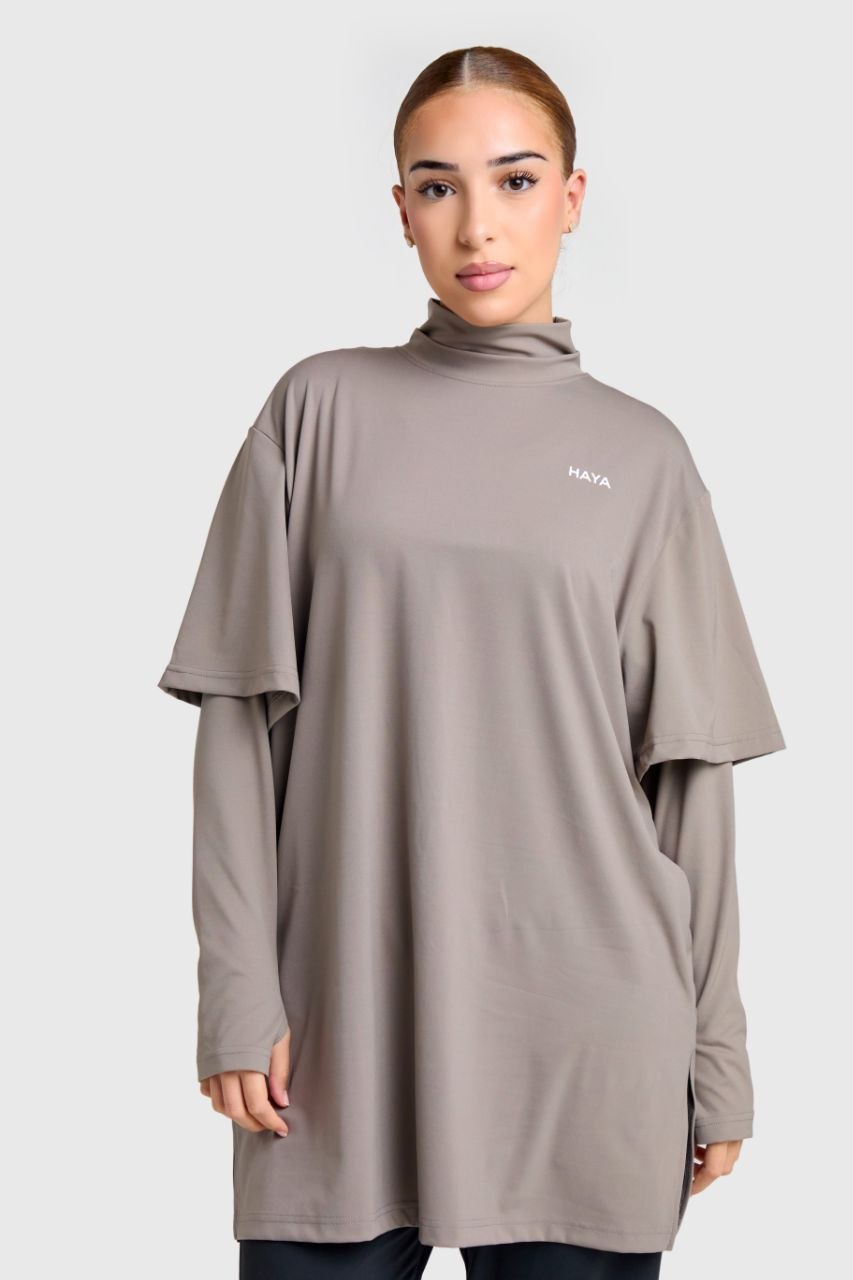 TENUE DE SPORT OVERSIZE - BEIGE