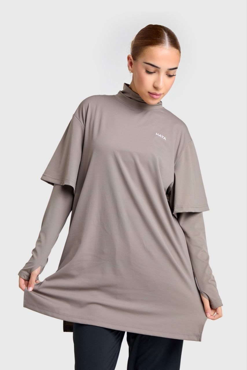 TENUE DE SPORT OVERSIZE - BEIGE