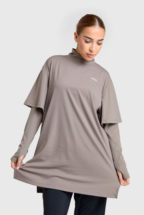 TENUE DE SPORT OVERSIZE - BEIGE