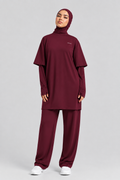 Tenue de sport HAYAA - Grenat