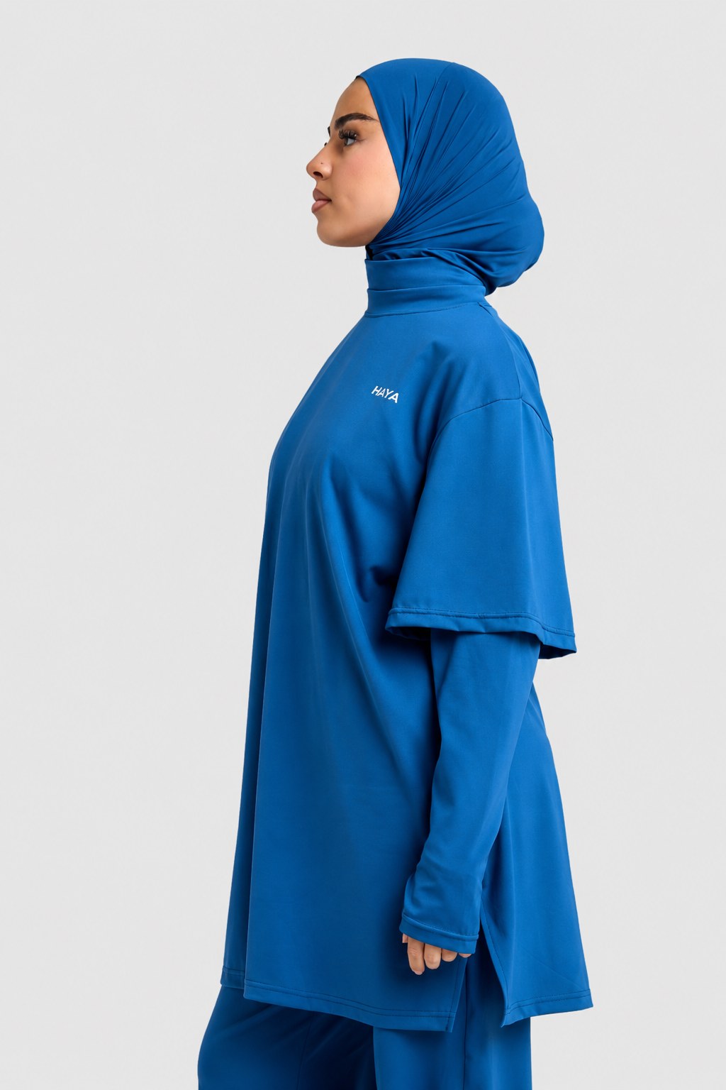 Tenue de sport oversize bleu jean 03 pièces